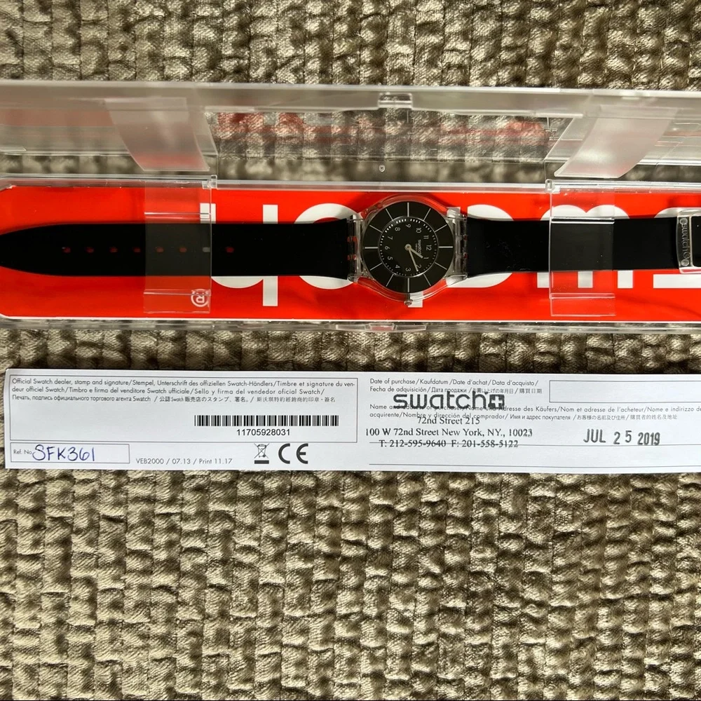 UNISEX water resistant slim watch IN BOX